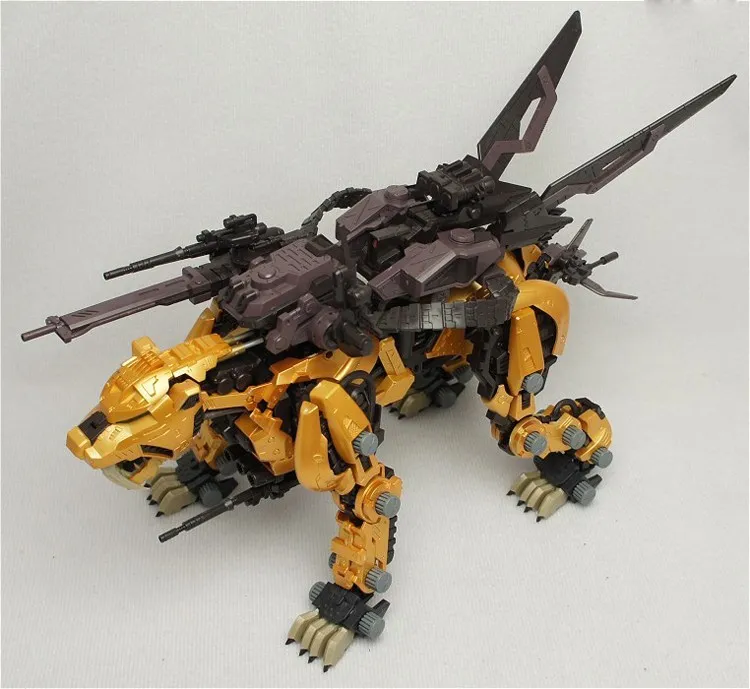 BT 1/72 ZOIDS сабля Тигровая золото собранная модель Gundam Аниме Фигурки игрушки в сборе