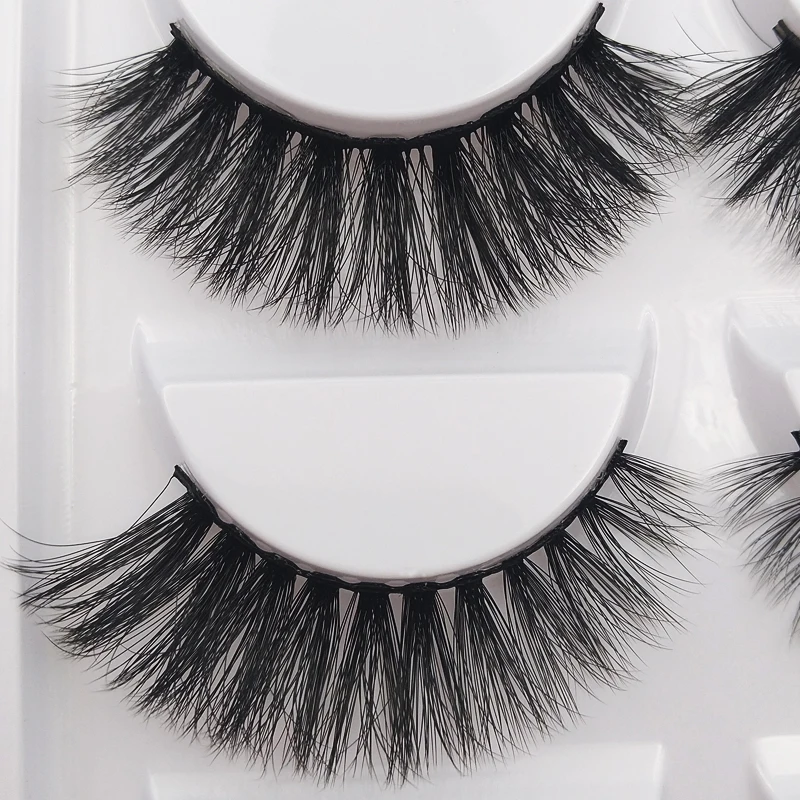

250 pairs/50box 100% Real Mink Fake Eyelashes 3D Natural False Eyelashes 3d Mink Lashes Soft Eyelash Extension Makeup Kit Cilios