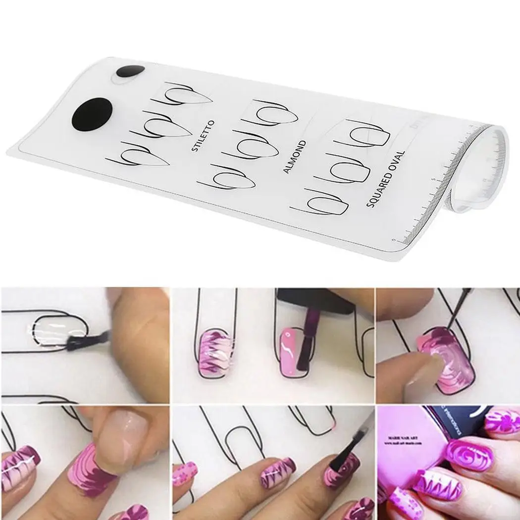 Наклейки для ногтей с принтом силиконовый инструмент дома офиса магазина