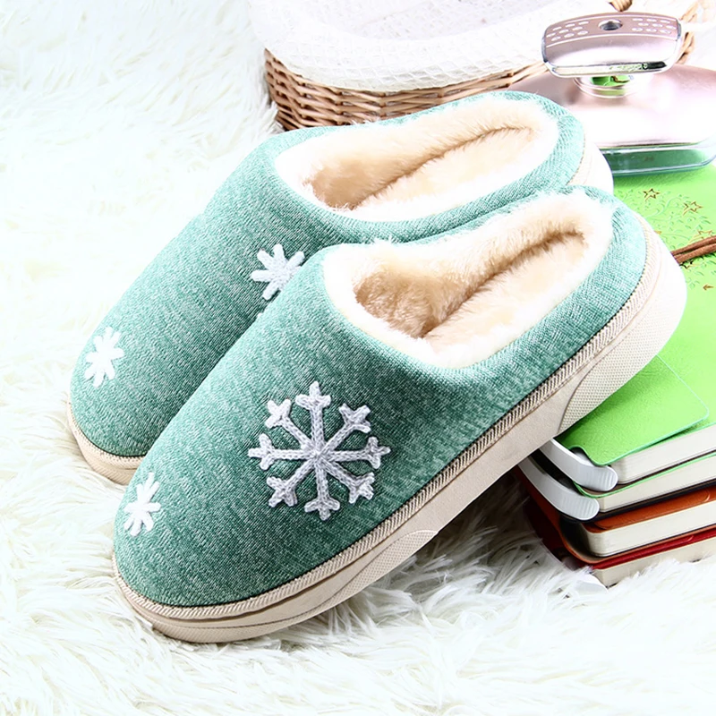 Slippers Women Winter Warm Fur Cotton Sheep Lovers Home Indoor House Shoes Woman wholesale Plus Size | Обувь