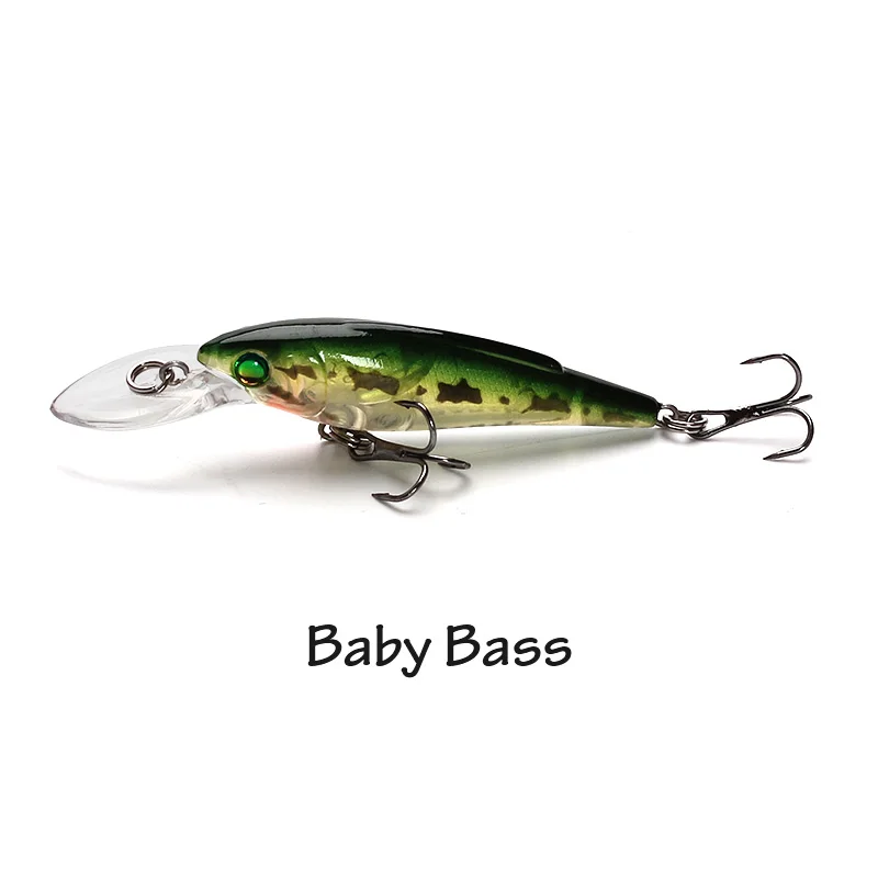 Baby Bass Banshee 1 шт. рыболовные приманки K223 ассорти цветов гольян isca искусственная жесткая приманка pesca leurre медленное погружение Jerkbait хрень воббер - Цвет: Baby Bass