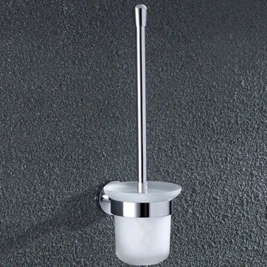 Toilet Brush Holder Медная ванная комната серия европейские современные медные кольца для полотенец держатель для туалетной бумаги держатель для чашки мыльница полотенце крючок для халата FM-1200 - Цвет: Toilet Brush Holder