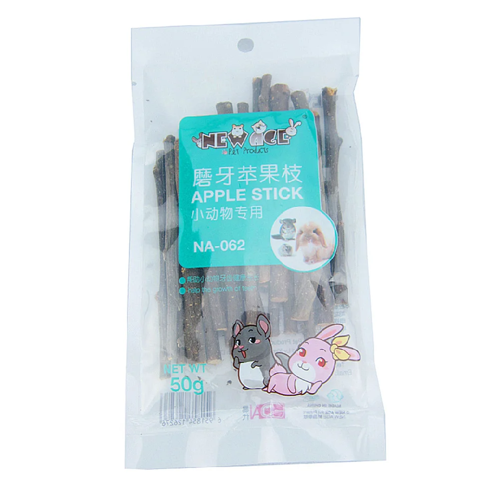 Хомяки яблоко снэки палочки для домашних животных молярная ветка шиншиллы