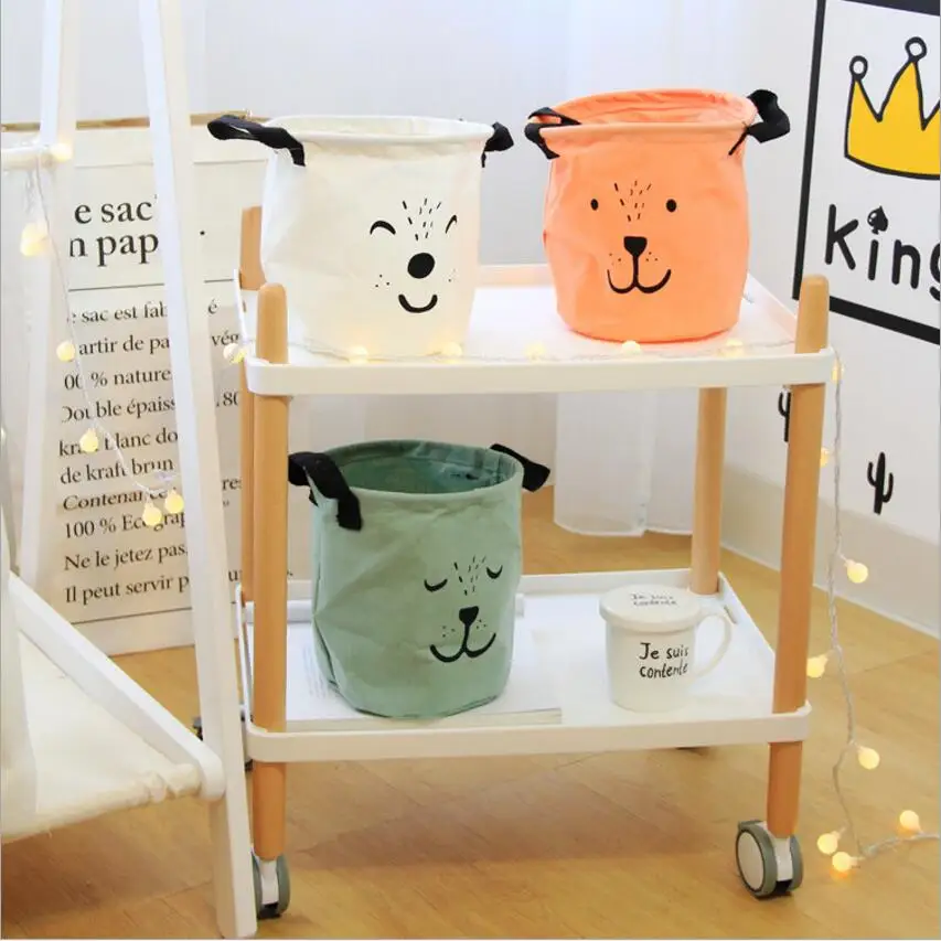 Новая популярная мультяшная коробка для хранения игрушек сумка органайзер