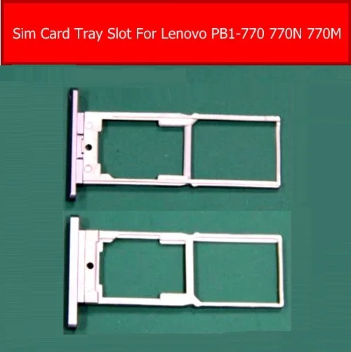 100% подлинный слот для Sim карты Lenovo PB1 770 770N 770M разъем SIM металлический maetrial запасные