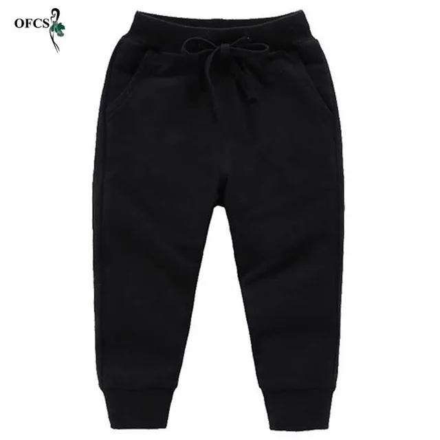 Selling Children Pants Spring Teenage Boy's Sports Pants Toddler Casual Kids Solid Cotton Trousers For Girl's Clothes For 1-10 T 2