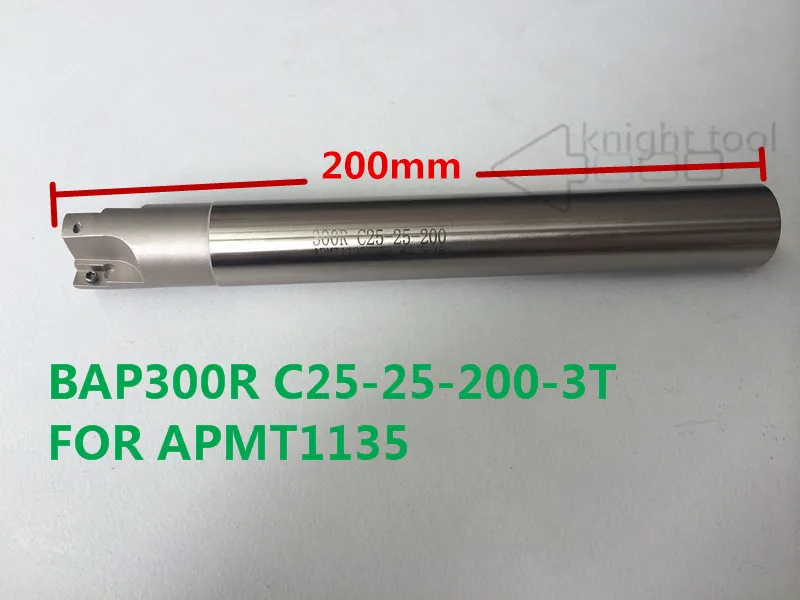 

BAP300R C25-25-200-3T BAP Right Angle Shoulder End Mill APMT1135 Inserts