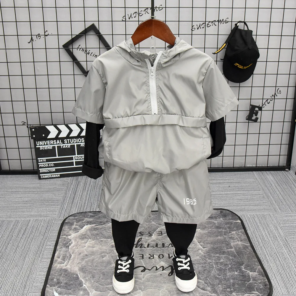 Korean Fashion Children Clothing Boys Tracksuits Toddler Casual Sport Sets Baby Boy Sweatpants Jog Pants Letter Printed Clothes |