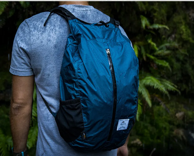 Naturehike 25L походная сумка 30D Нейлоновая Ткань сумка для бега 160 г Сверхлегкий складной водонепроницаемый рюкзак для путешествий Спортивные походные сумки