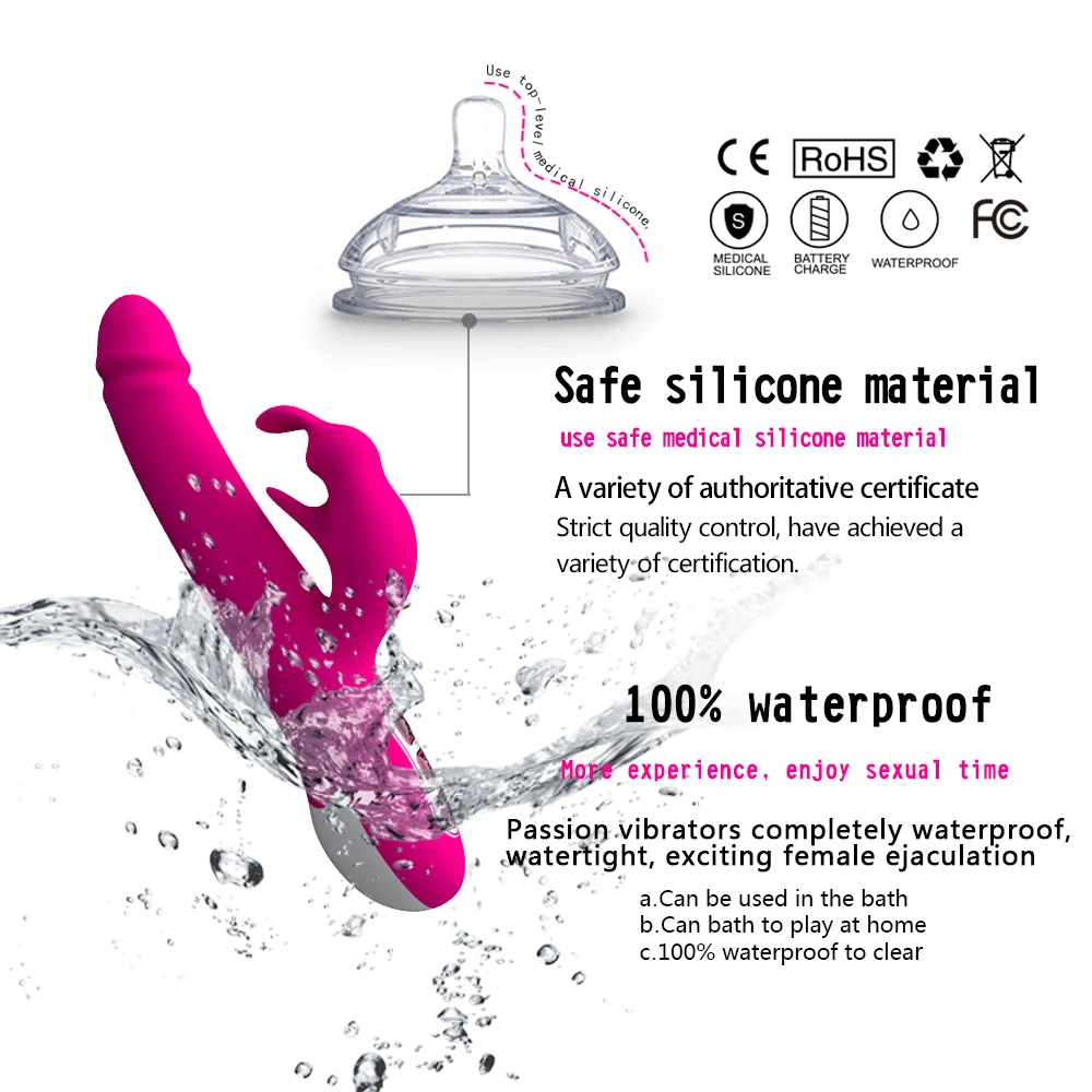 Silicone7 скорость G-Spot вибратор фаллоимитатор для женской мастурбации стимулятор