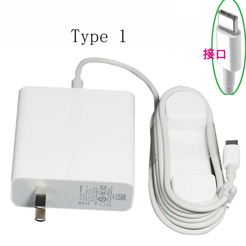 USB-C 65 Вт быстрое зарядное устройство Тип C адаптер питания для mi Xiao mi laptop air 13,3 MacBookpro mi X 2S телефон Быстрая зарядка 20 в 3.25A
