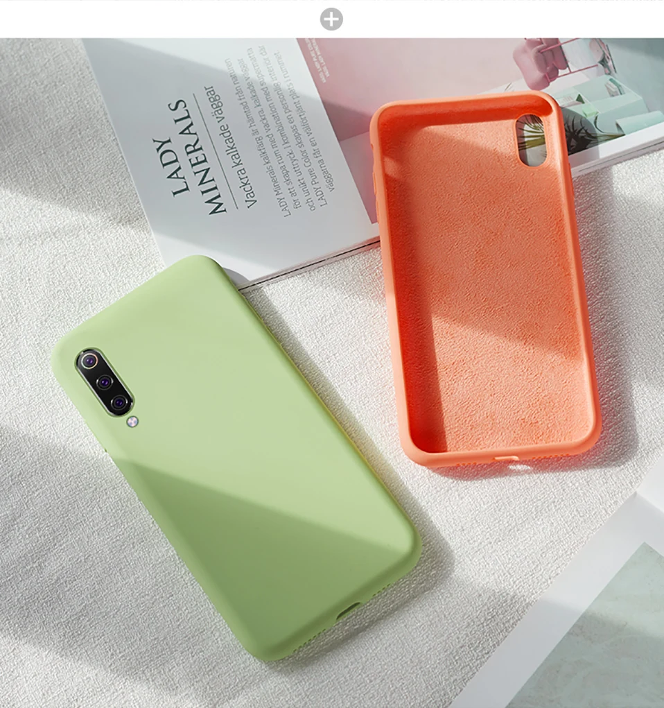 Чехол для Xiao mi Red mi Note 7 Чехол Officia жидкий силиконовый чехол для Xiaomi mi 9 SE красный mi Note 5 mi 8 Lite чехол обновленный