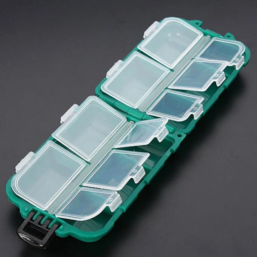 1 шт. коробка для рыболовных приманок с 10 отделениями | Спорт и развлечения