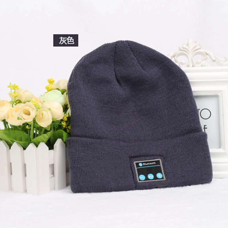 New warm wireless Bluetooth headset smart speaker microphone hat men's sports | Электроника