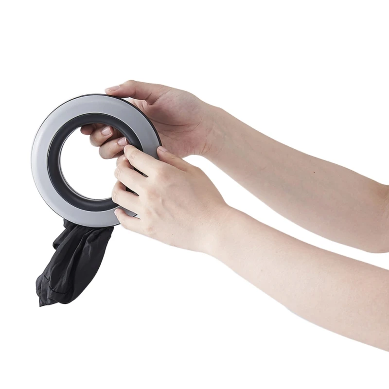 Портативная Складная круглая сумка для покупок коробка хранения многоразовый