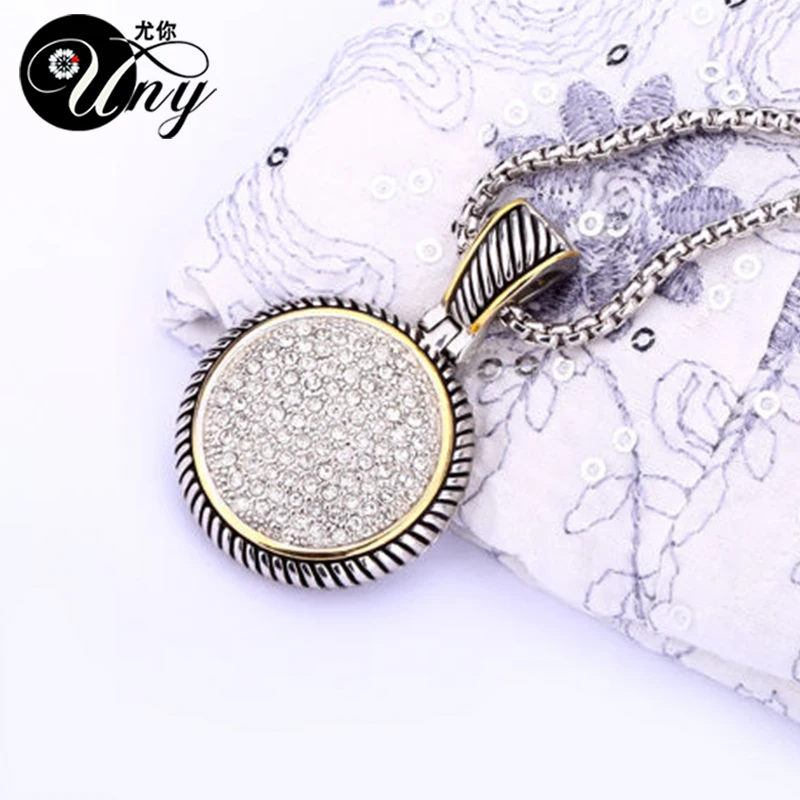 Uny Роскошные Ожерелья Подвески конструкция кабеля Цепочки и ожерелья подвеска