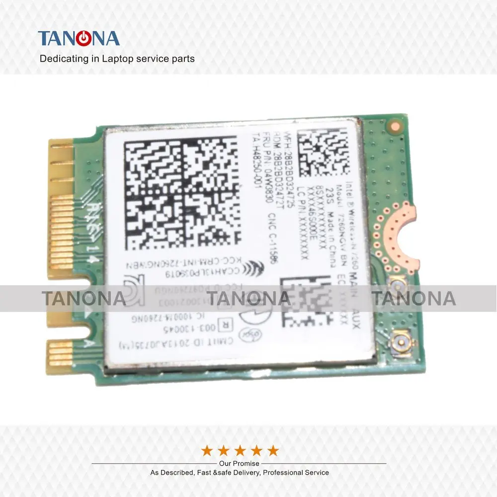 Беспроводная сетевая карта 7260NGW модуль Wi Fi для Lenovo Thinkpad X240 X240S T440S T440P 04W3830 04X6009
