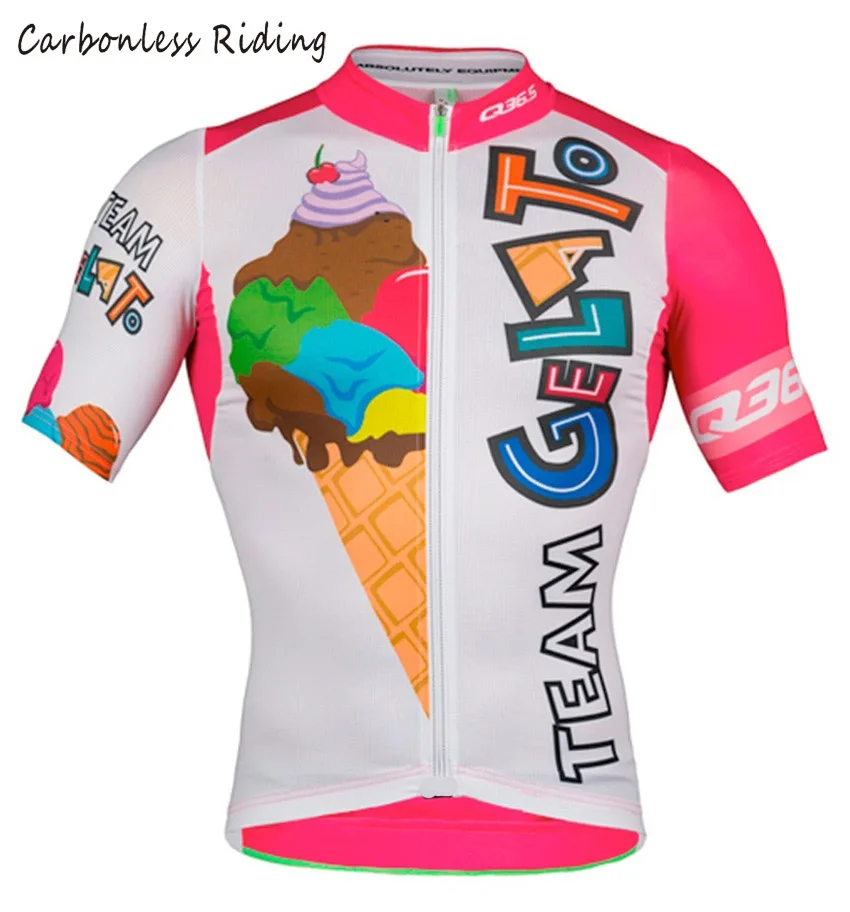 Мужская велосипедная рубашка Gelato быстросохнущая с коротким рукавом Майки MTB |