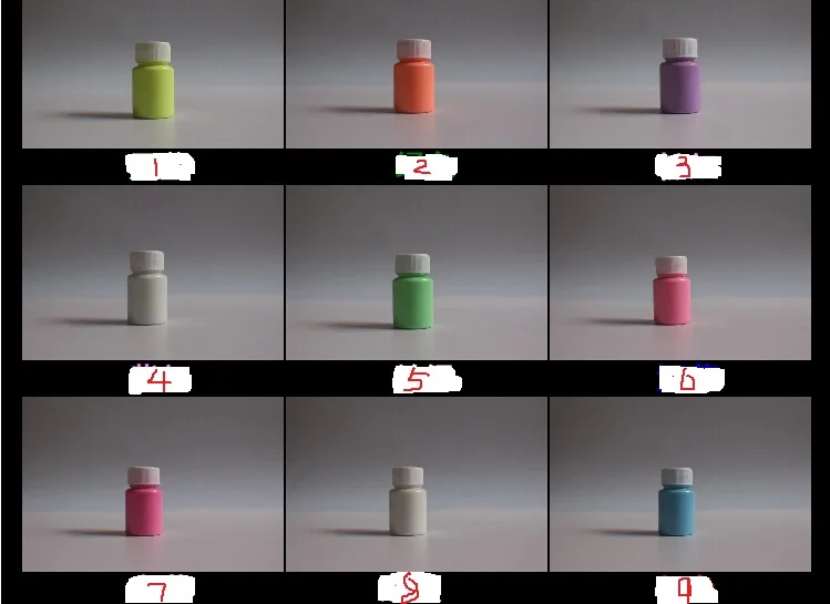 5 бутылок/партия неоновые светящиеся гелевые краски для лица 13 цветов|acrylic paint|paint