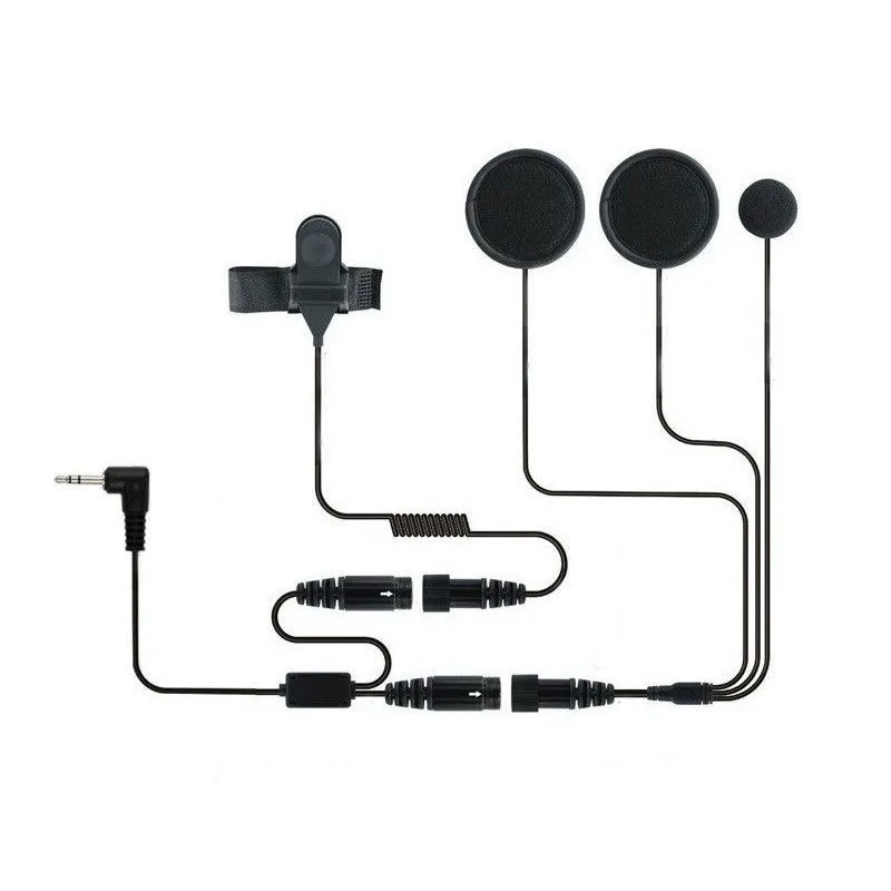 Гарнитура для мотоциклетного шлема с полным покрытием 2 5 мм микрофон PTT Motorola