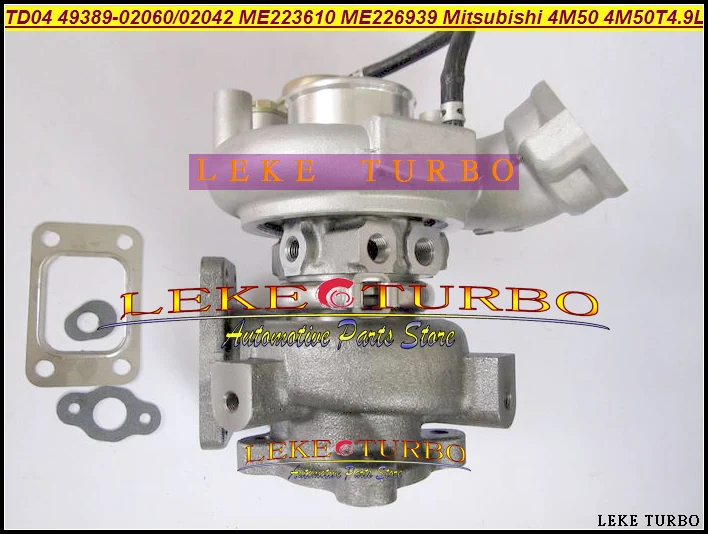 Турбокомпрессор TD04 4 49389 02060 02042 ME223610 ME226939 для грузовиков Mitsubishi 4M50 4M50T 4.9L с