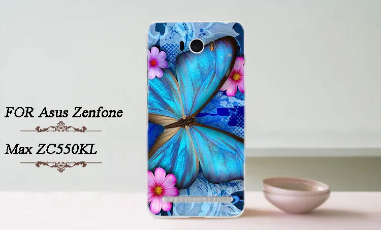 14 Patterns New Fashion DIY Design case For Zenfone MAX ZC550KL Beautiful Rose Flowers Eiffel towers hard cover Free Shipping | Мобильные