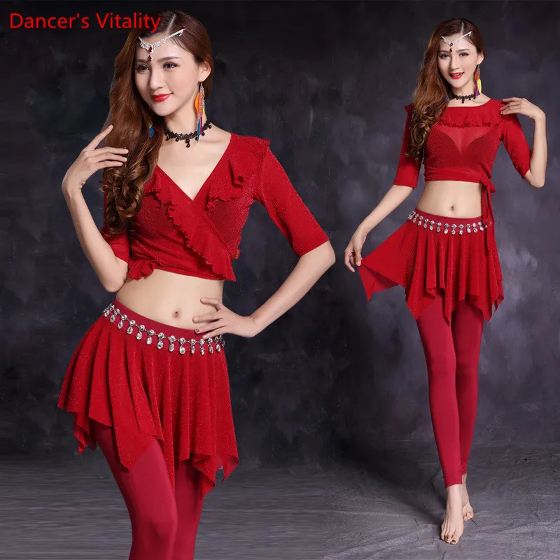 Belly Dance Suit New Practice uniforms Dance Performance Costumes Practice Exercises Costumes BellyDance Clothing