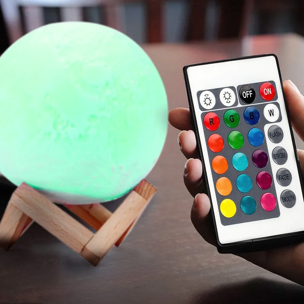 12 см LED Moonlight сенсорный выключатель ночник Перезаряжаемый USB домашний стол
