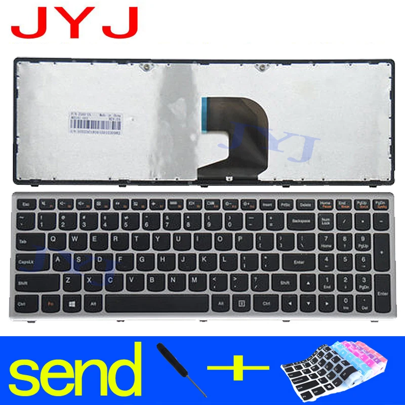 Новая клавиатура для ноутбука LENOVO Z500 Z500A Z500G P500 P500A прозрачная защитная