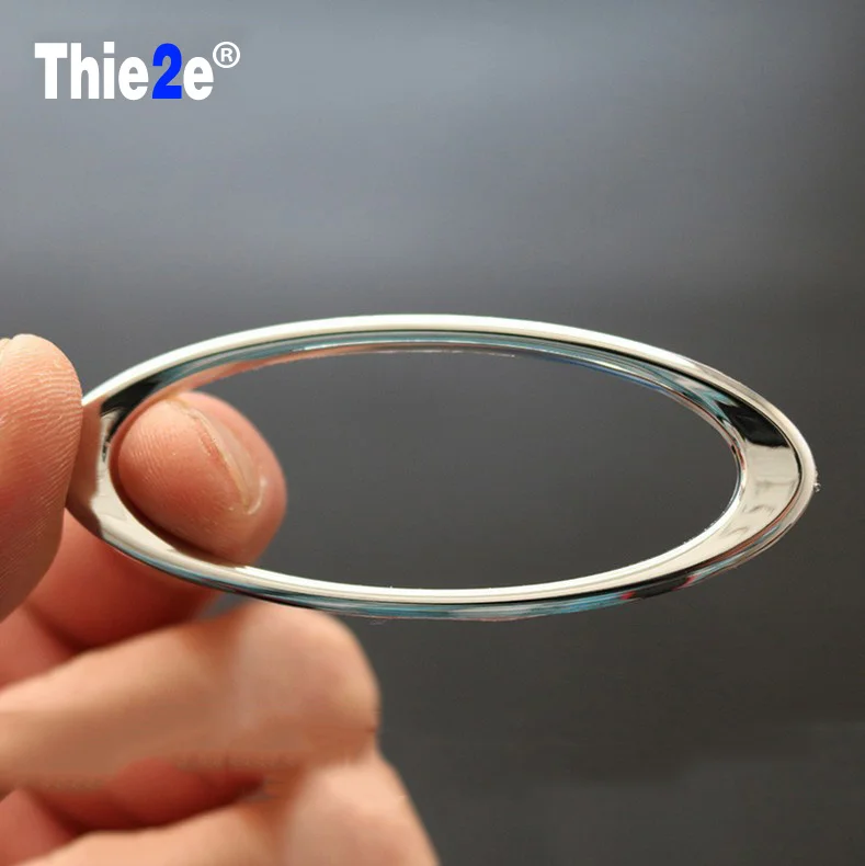 Хромированная накладка на руль из АБС пластика кольцо с логотипом для Ford Focus 2 3 MK2