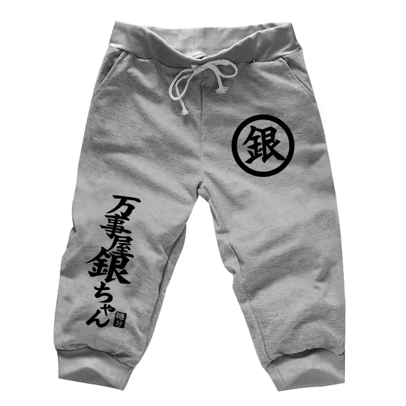 

Anime Gintama Sakata Gintoki Jogger Gym Shorts Cotton Casual Short Harem Sweatpants Pocket Tracksuit Cosplay Athleisure Trousers