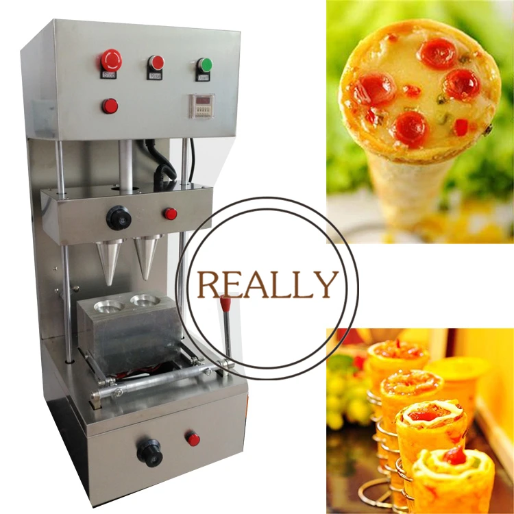 spiral 2 cone Italy pizza cone moulding machine production line for sale