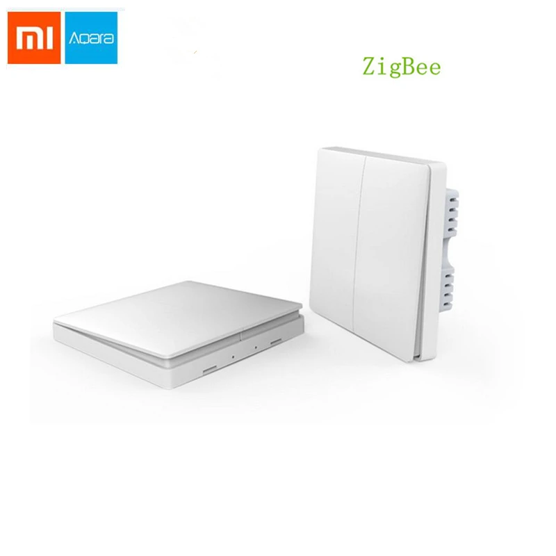 Умный настенный светильник Xiaomi Aqara, беспроводной переключатель Zigbee, нейтральный провод, светильник с нулевой линией, с помощью приложения для телефона