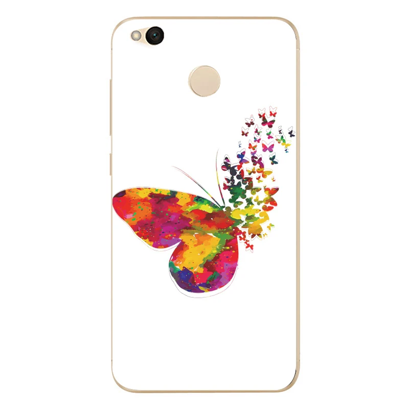 For Xiaomi Redmi 4X Hongmi 4 x Phone Case Fashion TPU Coloful Soft Silicone Painted Design A018 | Мобильные телефоны и