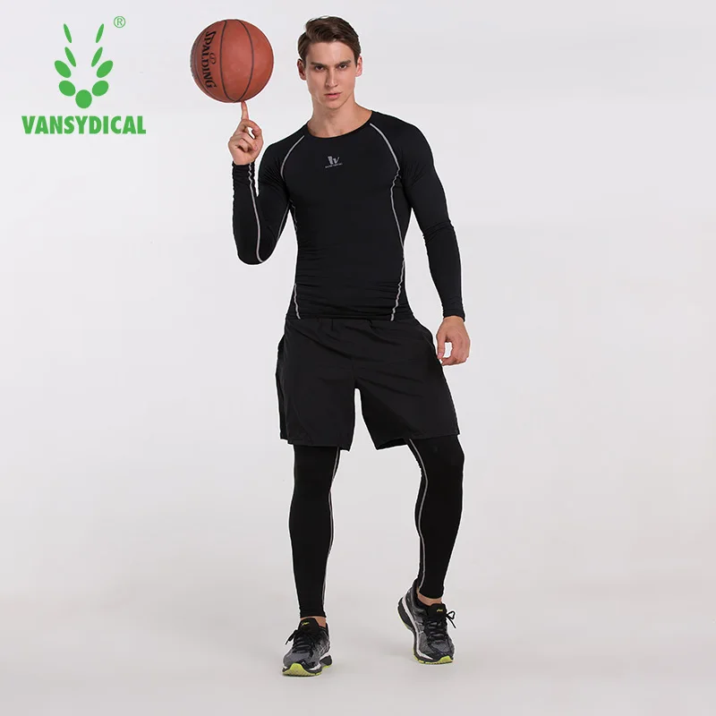 Мужские спортивные Средства ухода за кожей Fit костюм для Бег Футбол Basketbal