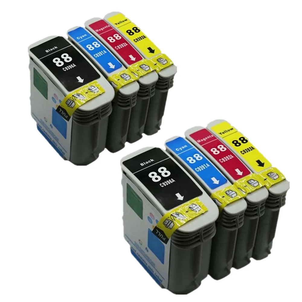

Ink Cartridges Replacement For HP88 HP88XL 88XL 88 XL C9396A C9391A C9392A C9393A Officejet Pro K5400dn K8600 L7580 L7590