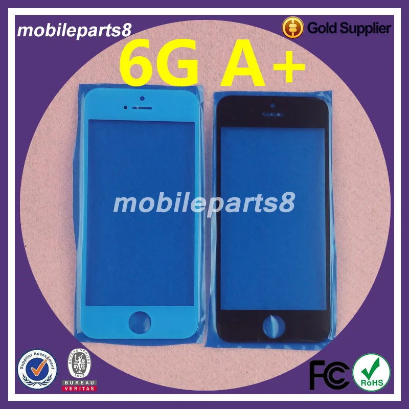 100 шт DHL Бесплатная доставка AAA качество сенсорный экран стекло для iPhone 6 передний