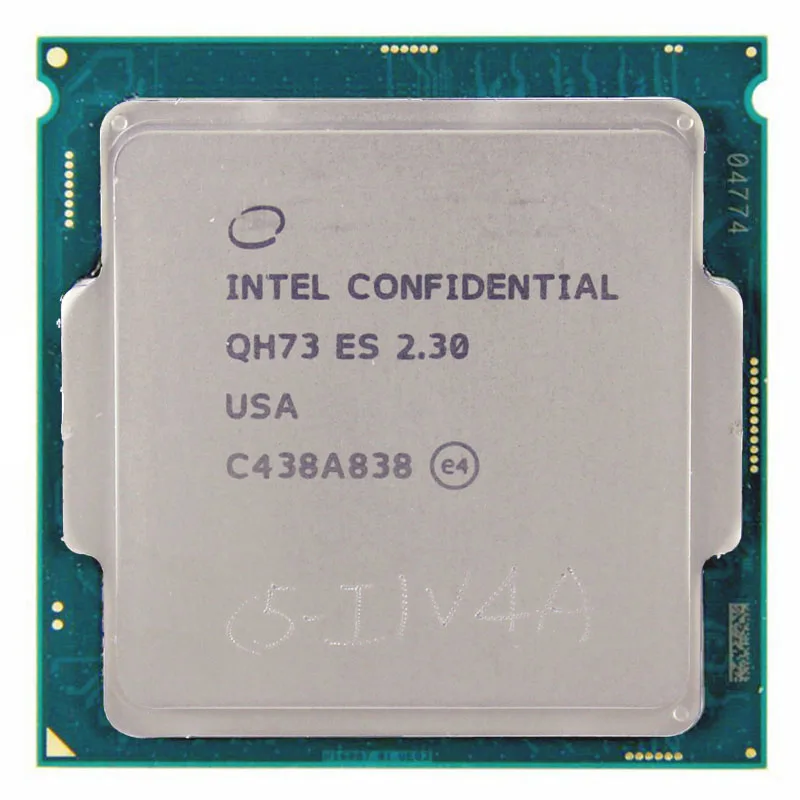 QH73 A0 инженерный образец процессора versio I7 2 3 ГГц turbo boost 9 1151 четырехъядерный 8