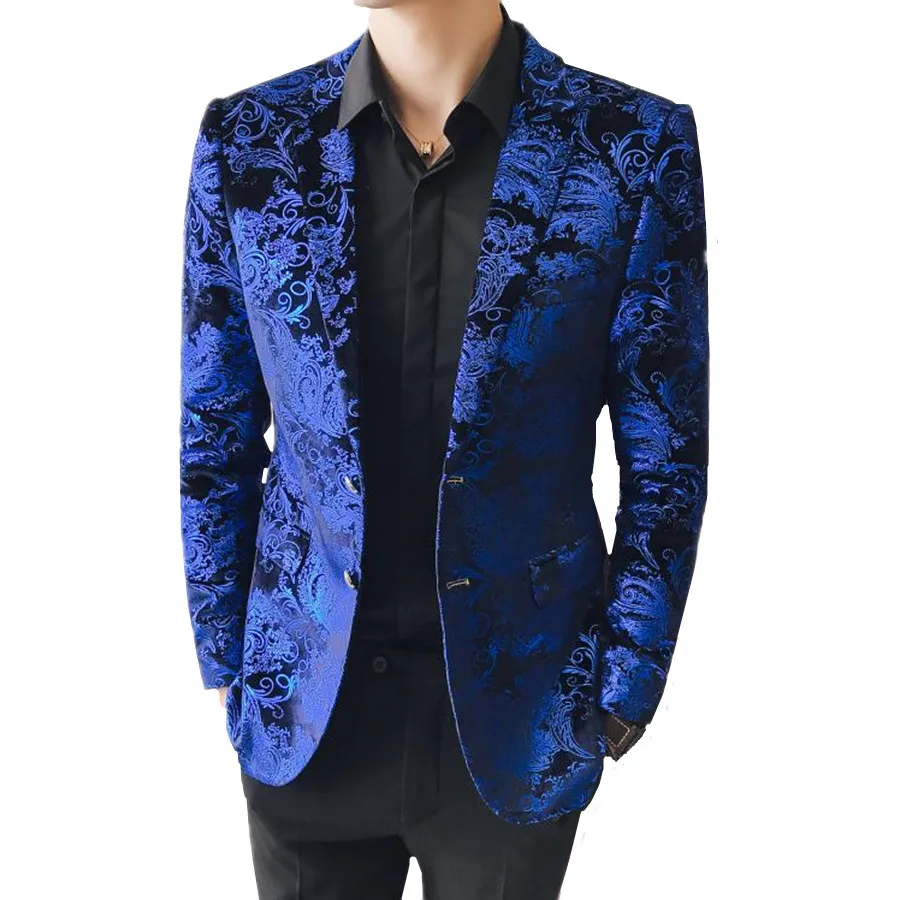 Мужской Жаккардовый костюм классический деловой пиджак для свадьбы и банкета
