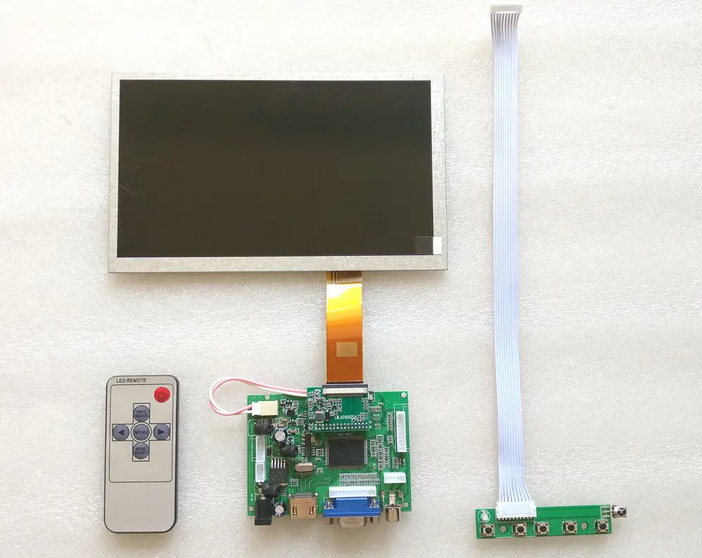 LCD kit F CARPC Kit 8 '1024 600 ЖК высокая яркость WIN7 WIN8 WIN10 Android емкостный сенсорный экран HDMI+ VGA+ 2AV Реверсивный приоритет - Цвет: LCD kit F