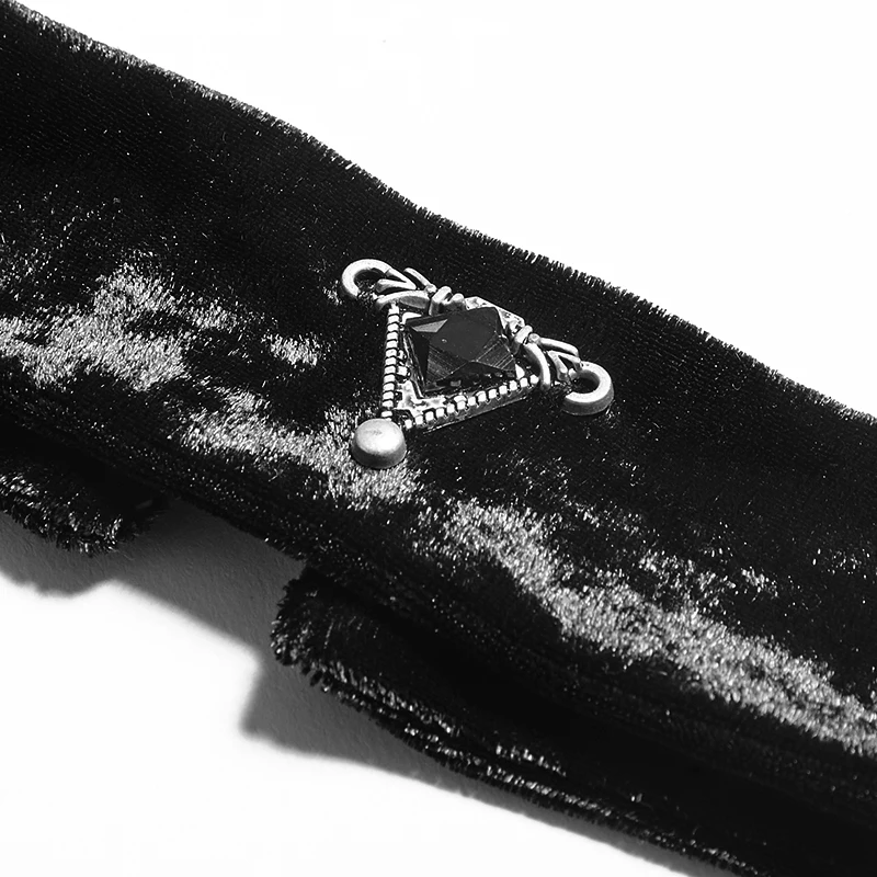 Женское платье с длинным рукавом готическое V образным вырезом и глубоким