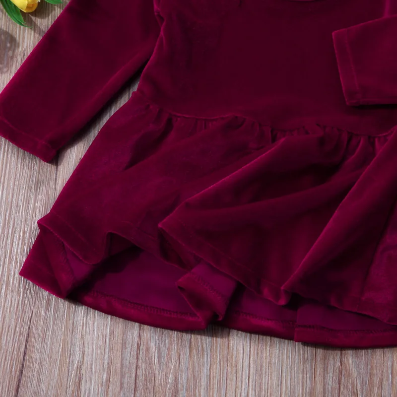 Коллекция 2017 года модное повседневное теплое красное платье принцессы с