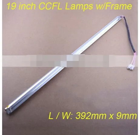 2pcs x Universal 19inch CCFL Lamps for 4:3 LCD Monitor Screen with Frame Backlight Assembly Double lamps 392mm*9mm