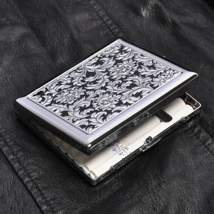 Super Slim Personalized Cigarette Box To Send Boyfriend Gift Case | Дом и сад