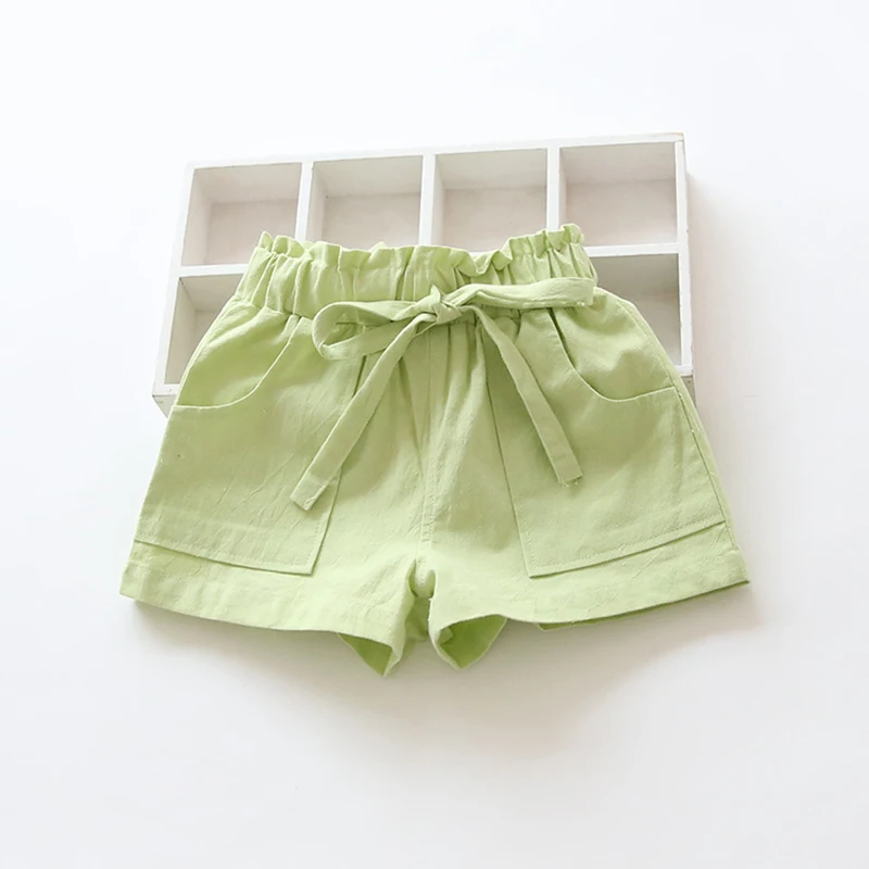 Новые летние шорты для девочек детские цветные пляжные одежда малышей Одежда