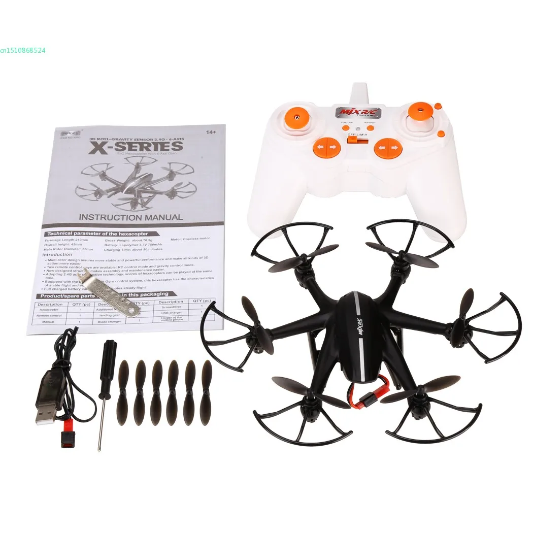 Hexacopter 6-Axis гироскопа 2.4 ГГц RC Quadcopter беспилотный вертолет 3d-ролл C4005 FPV 66 |