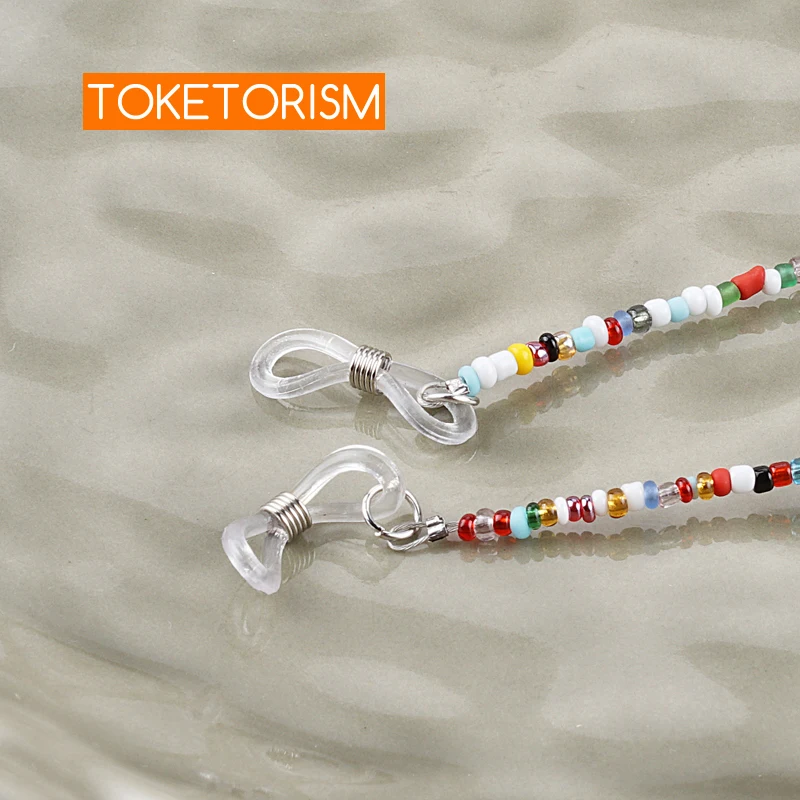 Toketorism, винтажные Акриловые Бусины, цепочка для очков, аксессуары для очков, женские очки, ремешок на шею, шнур TM32