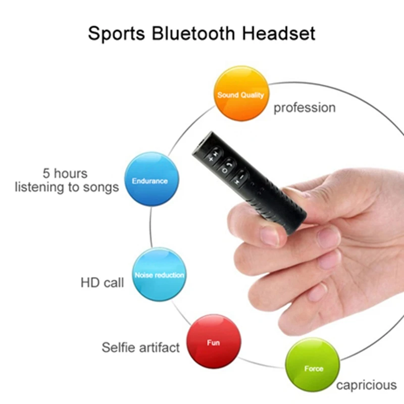 Автомобильный Bluetooth AUX 3 5 мм разъем приемник для гарнитуры вызов автомобильный