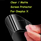 Новая прозрачнаяАнтибликовая матовая защитная пленка HD для переднего экрана OnePlus X E1001 5,0 дюйма, защитная пленка с чистящей тканью