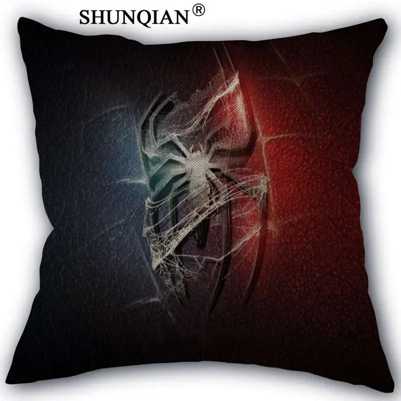 Pillow case Wz5165 Marvel Человек-паук Подушки Детские случае бросает белье хлопок Подушки Детские случае пользовательские Подушки Детские Чехол 45x45 см - Цвет: Pillow case